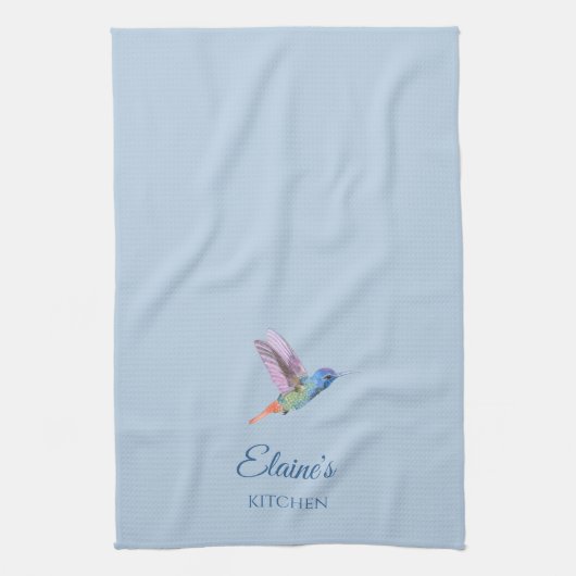 Hummingbird Specialized Blue Kitchen Towel Theedoek (Verticaal)