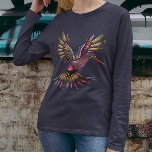 Hummingbird Spirit Animal Long Sleeve T-Shirt