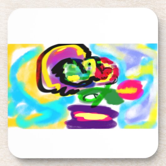 Hummingbird spring  bier onderzetter (Voorkant)