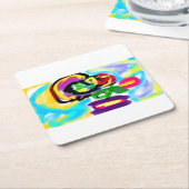 Hummingbird spring kartonnen onderzetters (Schuin)