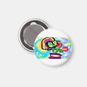 Hummingbird spring  magneet (Voorkant / Achterkant)