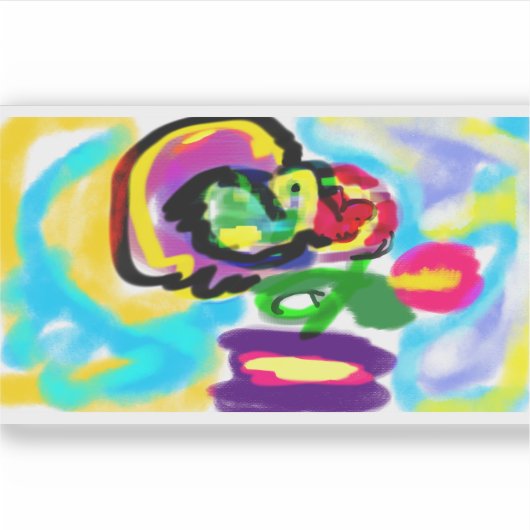 Hummingbird spring sticker (Voorkant)