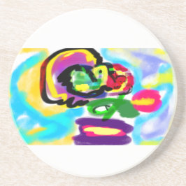 Hummingbird spring zandsteen onderzetter