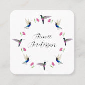 Hummingbird Square Visitekaartje (Voorkant)