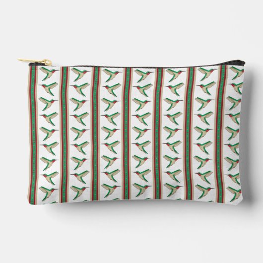 Hummingbird Stripe Zipper Pouch Etui (Voorkant)
