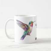 Hummingbird Sublimatie voor Vogelliefhebber Aangep Koffiemok (Links)