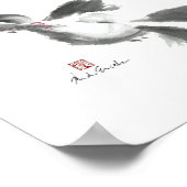 Hummingbird Sumi-e Poster (Hoek)