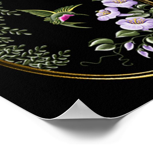 Hummingbird Suncatcher Design Print (Hoek)