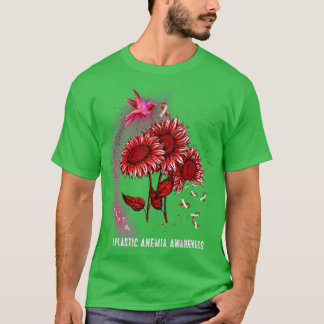 Hummingbird Sunflower Aplastic Anemie T-shirt