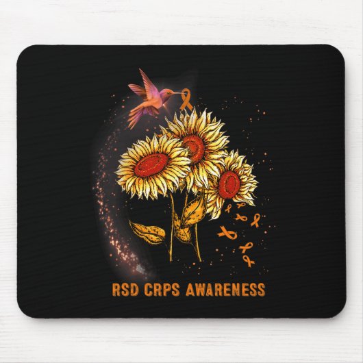 Hummingbird Sunflower RSD Crops Awareness Muismat (Voorkant)
