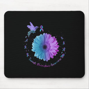 Hummingbird Sunflower Suicide Prevention Awareness Muismat