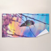 HUMMINGBIRD SUNRISE GLORY BADHANDDOEK (Badhanddoek)