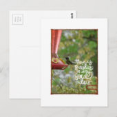 Hummingbird Sunshine in mijn sol Briefkaart (Voorkant / Achterkant)