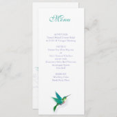Hummingbird Swirl Menu (Voorkant / Achterkant)