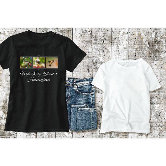 Hummingbird T-shirts - Mannelijk Ruby-Throated