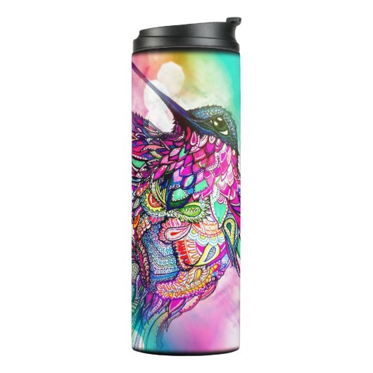 Hummingbird Tangle Lamp van Michele Zurine Thermosbeker (Gedraaid links)