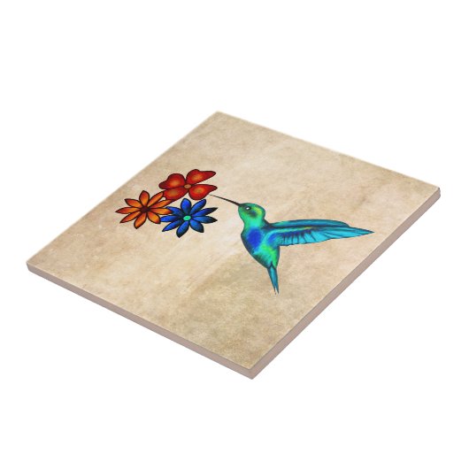 Hummingbird Tegeltje (Zijkant)