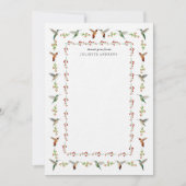 Hummingbird Thank You Note (Voorkant)