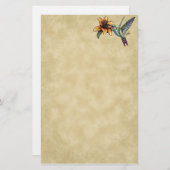 Hummingbird Tiger Lillie Fairy Art Stationery Briefpapier (Voorkant / Achterkant)