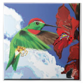 Hummingbird Tile Tegeltje (Voorkant)