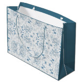 Hummingbird Toile Gift Bags Groot Cadeauzakje (Achterkant Gekanteld)