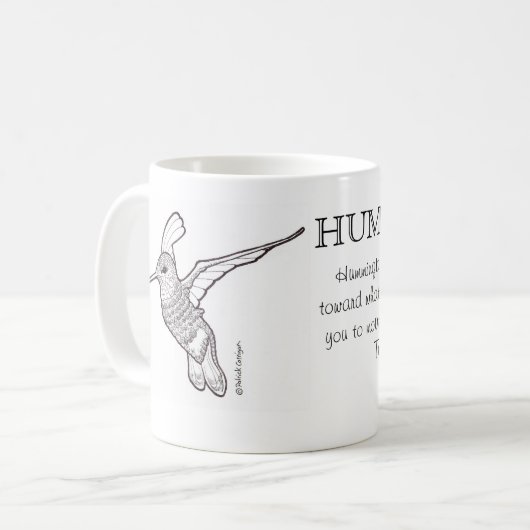 Hummingbird Totem Mok (Voorkant links)