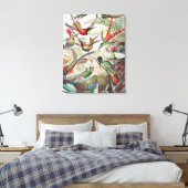 Hummingbird, Trochilidae Kolibris, door Ernst Haec Canvas Afdruk (Insitu (Slaapkamer))