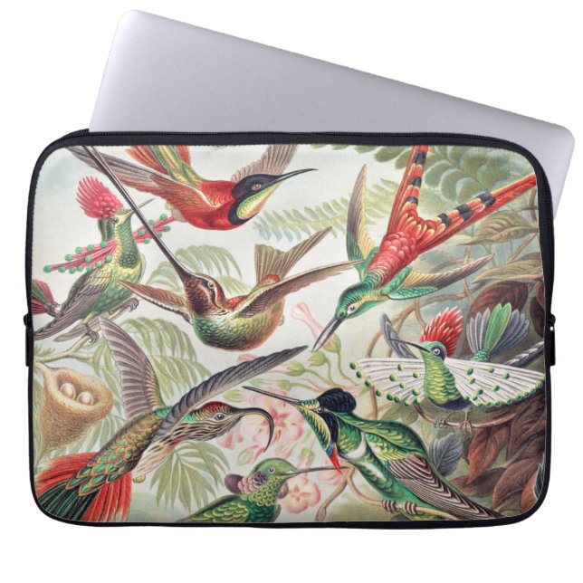 Hummingbird, Trochilidae Kolibris, door Ernst Haec Laptop Sleeve (Voorkant)
