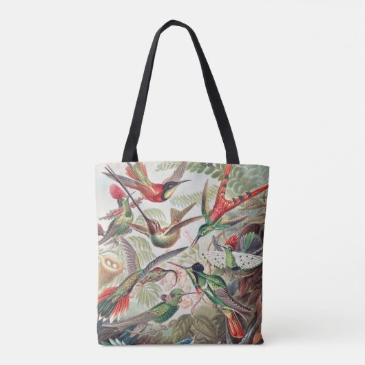 Hummingbird, Trochilidae Kolibris, door Ernst Haec Tote Bag (Achterkant)