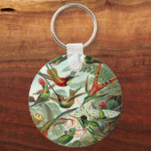 Hummingbird (Trochilidae) van Haeckel Sleutelhange Sleutelhanger (Voorkant)
