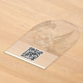 Hummingbird Trouw QR Code Uitnodiging (Laagn)