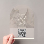 Hummingbird Trouw QR Code Uitnodiging (Insitu (Draagbaar))