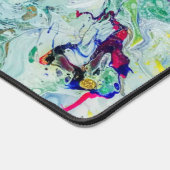 Hummingbird tuin abstract schilderij bureaumat (Hoek)