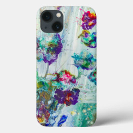 Hummingbird tuin abstract schilderij Case-Mate iPhone case