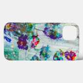 Hummingbird tuin abstract schilderij Case-Mate iPhone case (Achterkant (horizontaal))