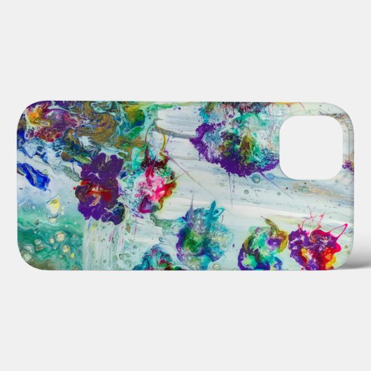 Hummingbird tuin abstract schilderij Case-Mate iPhone case (Achterkant (horizontaal))