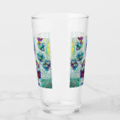 Hummingbird tuin abstract schilderij glas (Links)