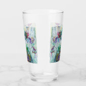 Hummingbird tuin abstract schilderij glas (Rechts)