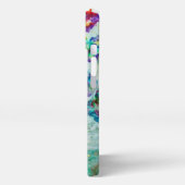 Hummingbird tuin abstract schilderij iPhone hoesje (Linkerkant)