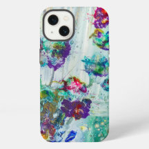 Hummingbird tuin abstract schilderij