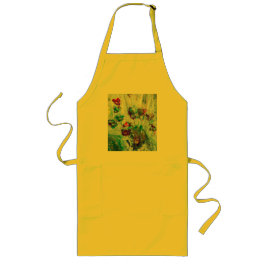 Hummingbird tuin abstract schilderij lang schort