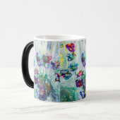 Hummingbird tuin abstract schilderij magische mok (Voorkant links)
