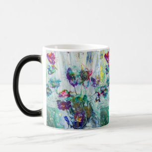 Hummingbird tuin abstract schilderij magische mok