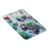 Hummingbird tuin abstract schilderij magneet (Rechterzijde)