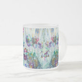 Hummingbird tuin abstract schilderij matglas koffiemok (Voorkant rechts)