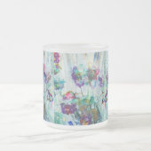 Hummingbird tuin abstract schilderij matglas koffiemok (Center)