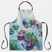 Hummingbird tuin abstract schilderij schort (Voorkant)