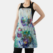 Hummingbird tuin abstract schilderij schort (Insitu)