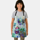 Hummingbird tuin abstract schilderij schort (Insitu)