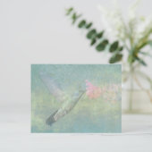 Hummingbird Tune Briefkaart (Staand voorkant)